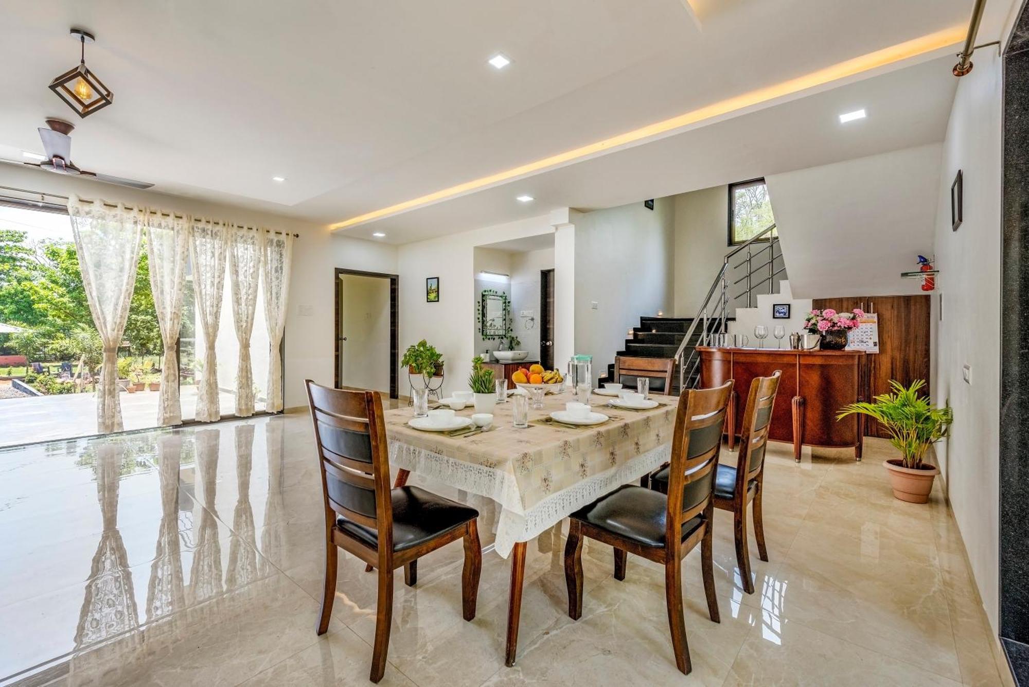 Saffronstays Lakeview Nivara - Farm Stay Villa With Private Pool Near Pune Zewnętrze zdjęcie