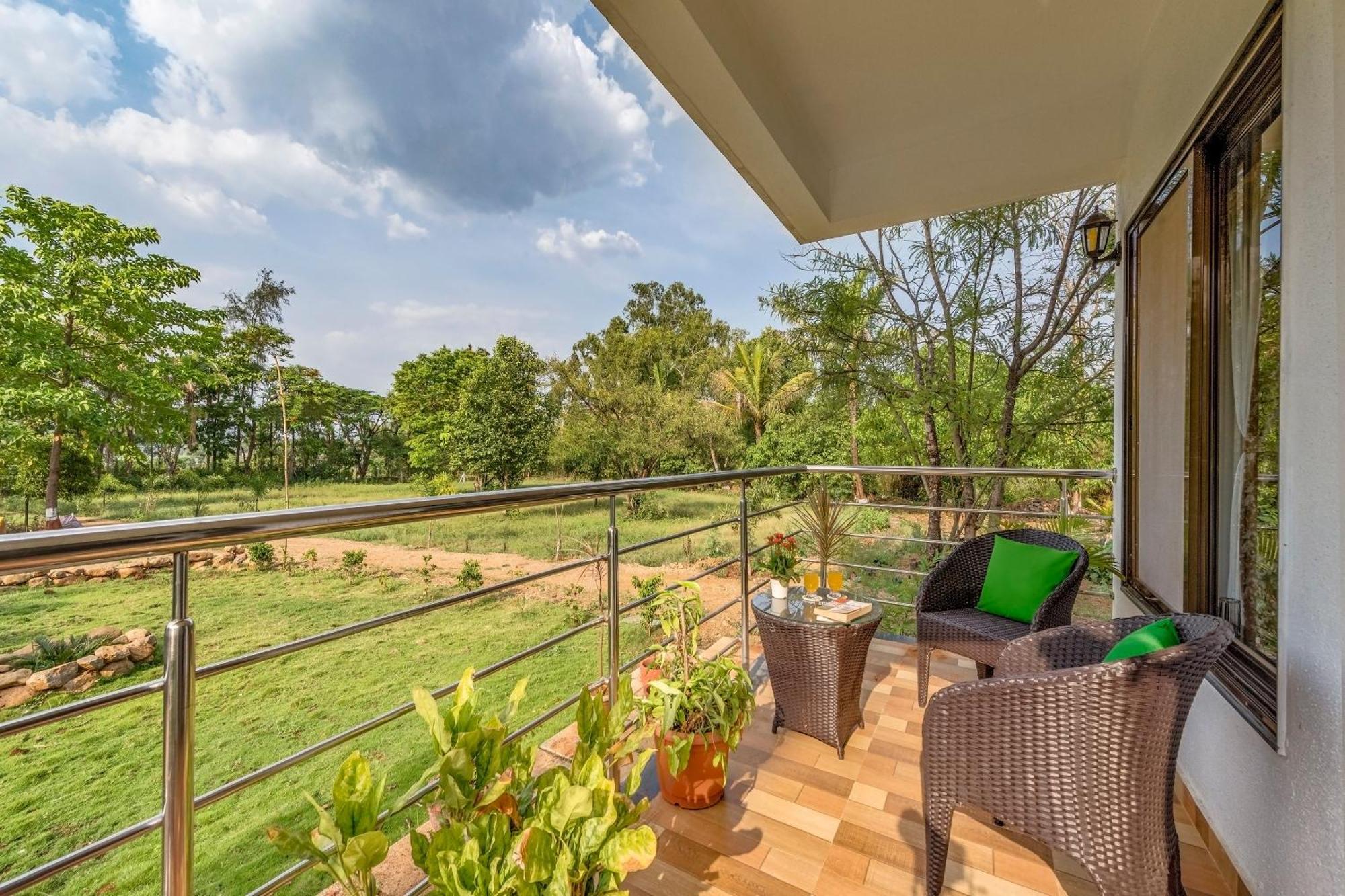 Saffronstays Lakeview Nivara - Farm Stay Villa With Private Pool Near Pune Zewnętrze zdjęcie