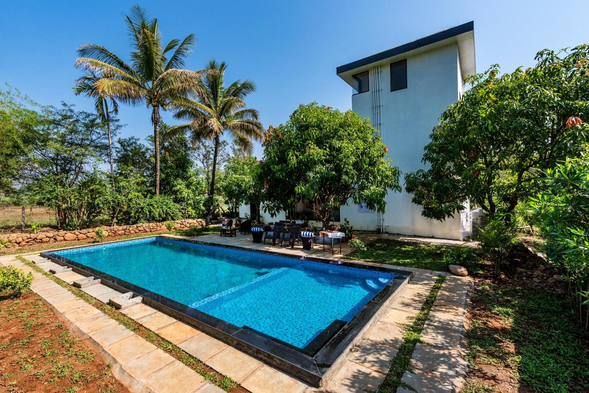 Saffronstays Lakeview Nivara - Farm Stay Villa With Private Pool Near Pune Zewnętrze zdjęcie